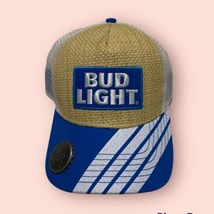 Bud Light Hat With Can Opener On Bill
